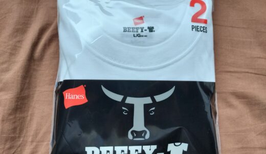 【Hanes　BEEFY】半袖白Tシャツをレビュー